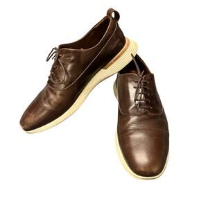 Wolf‎ & Shepherd Leather Shoes Crossover Brown Hybrid Dress Derby Mens 12.5
